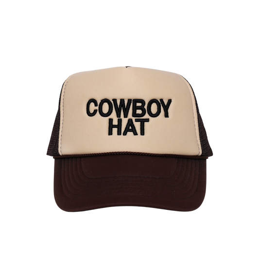 BROWN COWBOY HAT