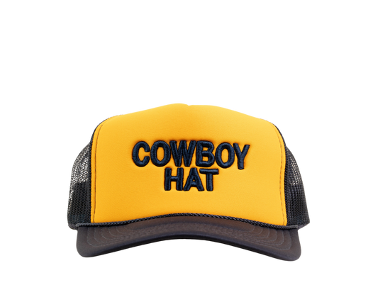 NAVY AND GOLD COWBOY HAT