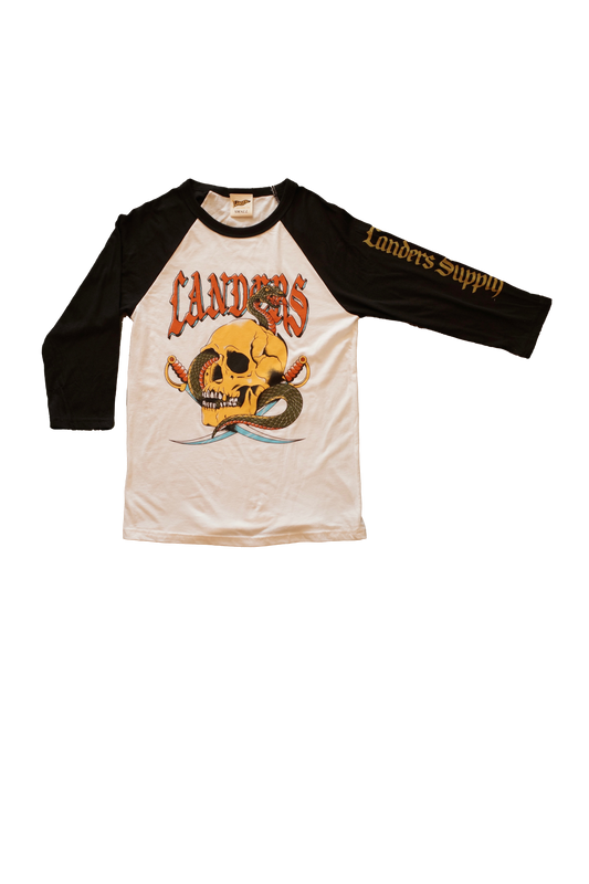 JOLLY ROGER BASEBALL TEE